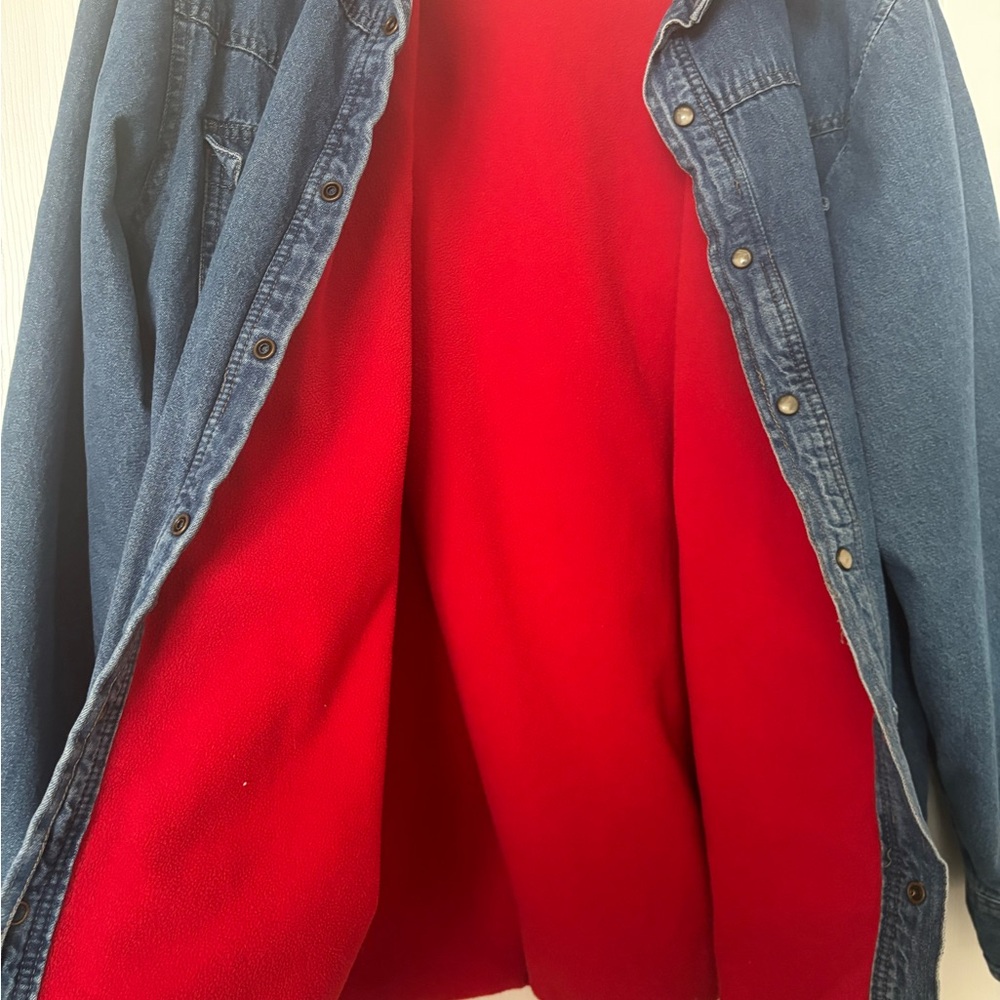 Denim Flannel Lined Jacket - Picture 5 of 8